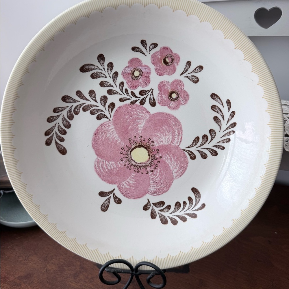 Royal China By Jeannette Vtg Large Round Serving Bowl Pasta Bowl USA